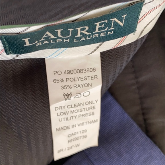 Ralph Lauren Navy Blue Dress Pant Boy - Picture 3 of 5